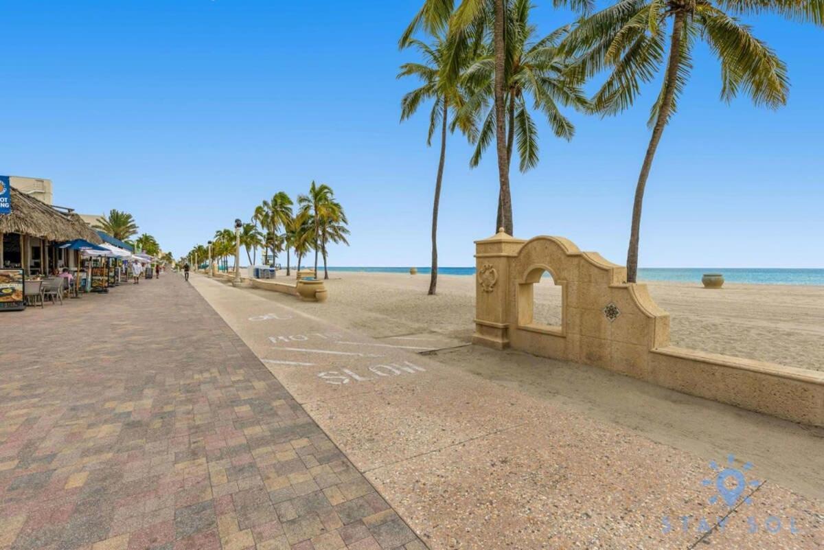 Hollywood Beach Broad - Walk - Amazing Pool - Hot Tub Экстерьер фото